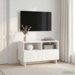 Telerialus 60 x 34.5 x 40 cm valge tehispuit