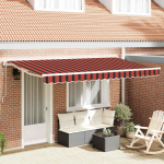 K&auml;igukohandatav varikatus mitmev&auml;rviline triip 350x200 cm