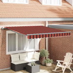 K&auml;igukohandatav varikatus oranž ja pruun 300 x 250 cm kangas
