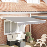 K&auml;igukohandatav varikatus 300 x 250 cm helehall