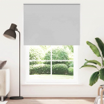 Pimendav ruloo helehall 150x230 cm kanga laius 146,6 cm