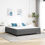 Voodi madrats madratsiga helehall 180 x 200 cm kangas