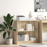 Raamaturiiul sonoma tamm 80x24x75 cm engineered wood