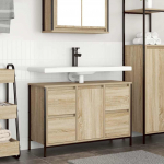 Valamukapp sahtlitega sonoma tamm 90x34,5x60 cm