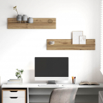 Seinariiul 2 pcs k&auml;sit&ouml;&ouml;puu 80 x 11,5 x 18 cm tehispuit