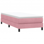 Box vedruvoodi ilma madratsita roosa 90x210 cm velvet