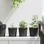 Lillepott 50 pcs must &oslash; 15 x 12.5 cm plastmass