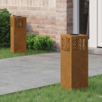P&auml;ikese led k&auml;igutee tuli 2 pcs corten teras corten teras