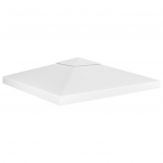 Kahekordne varjualuse katus 310 g/m&sup2; 3 x 3 m, valge