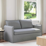 Diivan helehall 195 x 82 x 85 cm metall