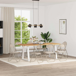 Kokkupandav tool 8 pcs liivakarva 48 x 43,5 x 81 cm kunstnahk