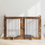 Koerav&auml;rav koos aluspuudega 4 pcs suitsutatud tamm 80 x 100 cm