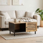 Kohvilaud naturaalne 80 x 50 x 40 cm tugev mango puu