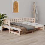 V&auml;ljat&otilde;mmatav p&auml;evavoodi, 2 x (90x200) cm, m&auml;nnipuit