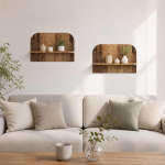 Seinariiul 2 tk vana puit 60 x 13,5 x 37,5 cm tehispuit