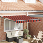 K&auml;igukohandatav varikatus oranž ja pruun 300 x 250 cm