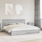 Voodi raam sahtliga peaga hall sonoma 200 x 200 cm tehispuit