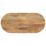 Ovaalne lauaplaat, 140x60x2,5 cm, mangopuit