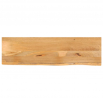 Lauaplaat, naturaalse servaga, 110x20x3,8 cm, mangopuit