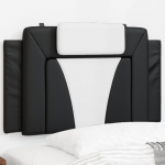 Voodipeatsi padi viana, must ja valge, 90 cm, kunstnahk