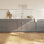 Vaip, ristk&uuml;likukujuline, naturaalne hele, 100 x 300 cm, bambus