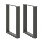 S&ouml;&ouml;gilaua jalad u-kujulised 2 tk, antratsiithall, 70 x (72-73) cm, teras