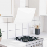 Pliidikubu, 60 cm, teras ja karastatud klaas, valge