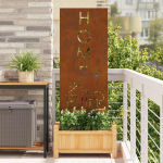 Aia privaatsuse kate rooste 50 x 140 cm kulunud teras