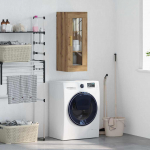 Seinakapp k&auml;sit&ouml;&ouml;puu 34,5 x 34 x 90 cm kunstlik puit ja klaas