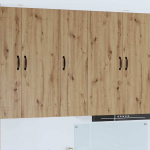 Seinakapp k&ouml;&ouml;ki riiuliga k&auml;sit&ouml;&ouml;puu 30 x 31 x 100 cm tehispuit