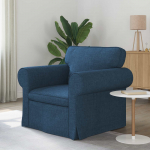 Diivan sinine 215 x 82 x 80 cm metall