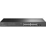 Switch|TP-LINK|JetStream|TL-SG2218P|Desktop/pedestal|16x10Base-T / 100Base-TX / 1000Base-T|2xSFP|PoE+ ports 16|150 Watts|TL-SG2218P - 4897098689509