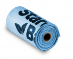 STARCHBAG BIO compostable poop bags light blue &ndash; 1x15 pcs