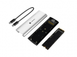 NATEC RHINO M.2 NVME LITE EXTERNAL SSD ENCLOSURE USB-C 3.2 GEN 2 ARCTIC SILVER