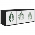Seinale paigaldatav tv kapp hanau 102 x 33 x 40 cm must tamm