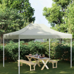 Peotelgi katus 4 x 3 m, kreemjas, 270 g/m&sup2;