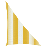 P&auml;ikesetelgi sail 4 x 5 x 6,8 m hdpe kolmnurk kollane ja valge