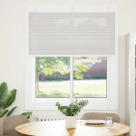 Plisseeritud ruloo helehall 120x100 cm kanga laius 119,4 cm