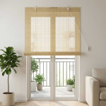 Rulookardin naturaalne 90 x 220 cm bambus