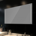 Led tuledega peegel vannituppa 100 x 60 cm