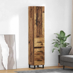 K&otilde;rgushein sahtliga vana puit 34,5 x 34 x 180 cm tehispuit