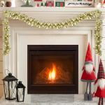 J&otilde;ulupallide lipuvaks kuldne 186 cm pol&uuml;st&uuml;reen