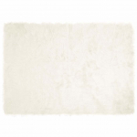 Faux lambanaha vaip tafalla valge 140 x 200 cm pol&uuml;ester