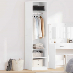 Garderoob valge 50 x 50 x 200 cm tehispuit