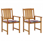 Aiatoolid patjadega, 2 tk, akaatsiapuit