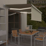 K&auml;sitsi sisset&otilde;mmatav varikatus ruloo&led, 4x3m, kreemjas