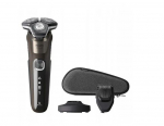 Men's electric shaver, brown + case, Philips 5000 series S5886/38