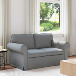 Diivan helehall 215 x 82 x 80 cm metall