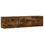 Telerikapp lediga suitsetatud tamm 165 x 34 x 40 cm tehispuit