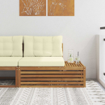 V&auml;lim&ouml;&ouml;bel l&otilde;pu diivan padjaga neutraalne 115 x 83 x 73 cm